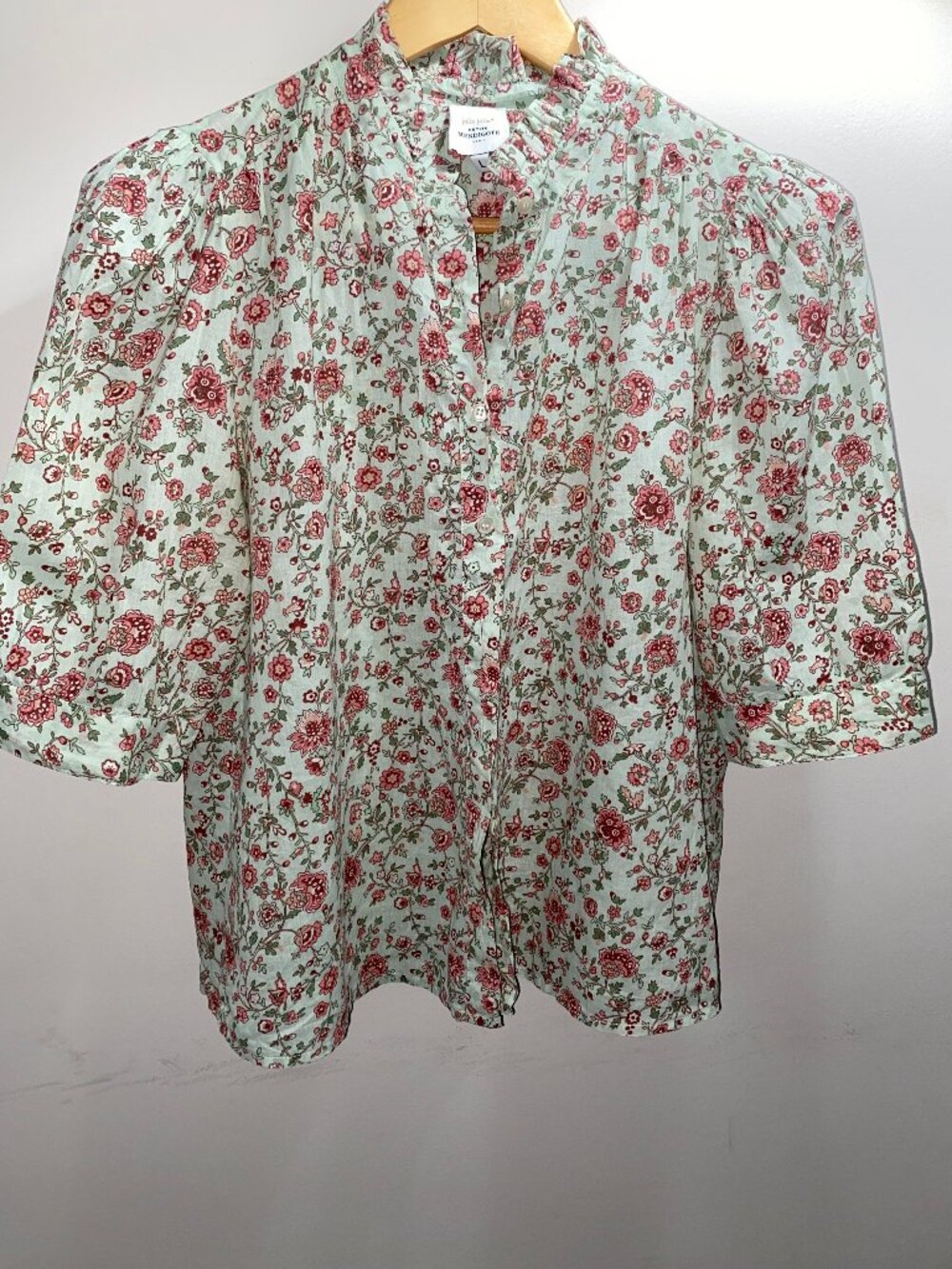 Jolie Jolie Petite Mendigote Bertha Floral Blouse